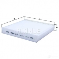 Салонный фильтр MAHLE ORIGINAL 2356155 LAK 155 LA 155 76418842 - Изображение 5