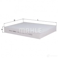 Салонный фильтр MAHLE ORIGINAL LA 686 2356389 LAK 686 72347758 - Изображение 4