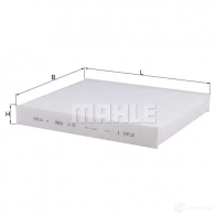 Салонный фильтр MAHLE ORIGINAL 2356131 LA 120 LAK 120 76418131 - Изображение 3