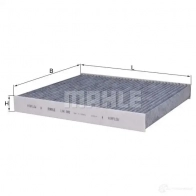 Салонный фильтр MAHLE ORIGINAL LAK 888 LA 888 2356628 72345050 - Изображение 4