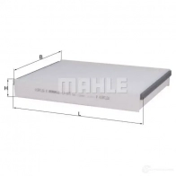 Салонный фильтр MAHLE ORIGINAL 2356418 72340735 LAK 875 LA 875 - Изображение 3