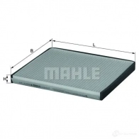 Салонный фильтр MAHLE ORIGINAL 70371992 2356309 LA 447 LAK 447 - Изображение 5