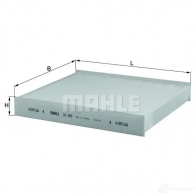 Салонный фильтр MAHLE ORIGINAL LA 220 2356191 76419220 LAK 220 - Изображение 5