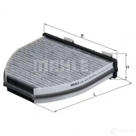 Салонный фильтр MAHLE ORIGINAL 2356557 70373155 79911719 LAK 413 - Изображение 7