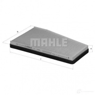 Салонный фильтр MAHLE ORIGINAL LA 368 Z1O1Y 703503 89 2356257