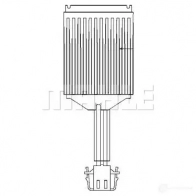 Резисторы печек MAHLE ORIGINAL ABR37000P 1437626962 S7 BQN1 - Изображение 4