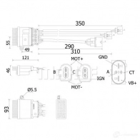 Резистор печки MAHLE ORIGINAL 1437627021 KV PLJM ABR 78 000S - Изображение 2