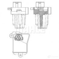 Сопротивление вентилятора салона MAHLE ORIGINAL 1437627012 abr41000p MG0 1C