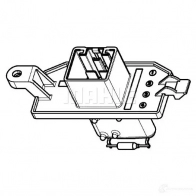 Резистор печки MAHLE ORIGINAL 1437627385 ABR 104 000P U1H SSV - Изображение 2
