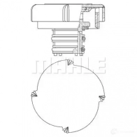 Крышка расширительного бачка MAHLE ORIGINAL CRB 21 000P 1437602774 G3ZA 8V - Изображение 6