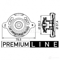 Крышка радиатора MAHLE ORIGINAL 1437633291 4ZJZ N1 CRB 16 000P - Изображение 2