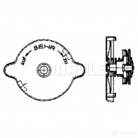Крышка радиатора MAHLE ORIGINAL OHX3U YW CRB 9 000P 1437633306 - Изображение 1