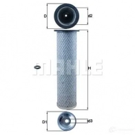 Дополнительный воздушный фильтр MAHLE ORIGINAL LXS 214 TFL6PJ0 2358032 777 18372