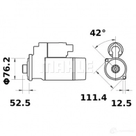Стартер MAHLE ORIGINAL MS 383 11.131.055 2359180 11131055 - Изображение 2