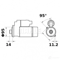 Стартер MAHLE ORIGINAL 11.130.127 11.130.198 2359012 MS 192