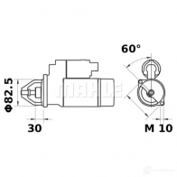 Стартер MAHLE ORIGINAL 11132226 11.132.226 MS 103 2358918 - Изображение 1