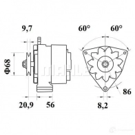 Стартер MAHLE ORIGINAL 11132226 11.132.226 MS 103 2358918 - Изображение 4
