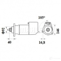 Стартер MAHLE ORIGINAL MS 472 2359263 11139022 11.139.022 - Изображение 4
