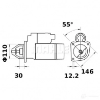 Стартер MAHLE ORIGINAL 11.132.156 11132156 MS 207 2359025 - Изображение 2