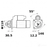 Стартер MAHLE ORIGINAL MS 78 11.131.603 11131603 2359452 - Изображение 2