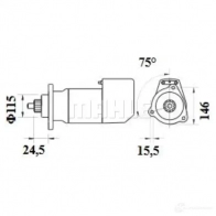 Стартер MAHLE ORIGINAL MS 495 2359282 11.139.020 11139020 - Изображение 4