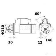 Стартер MAHLE ORIGINAL 590002420 11131015 MS 364 11.131.015