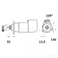 Стартер MAHLE ORIGINAL 2359351 11.139.044 MS 582 11139044 - Изображение 4