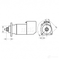 Стартер MAHLE ORIGINAL 11.139.501 2359403 MS 669 11139501 - Изображение 2