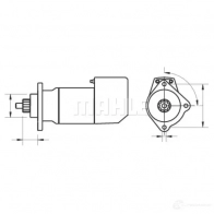 Стартер MAHLE ORIGINAL 11132192 2359382 11.132.192 ms648 - Изображение 3