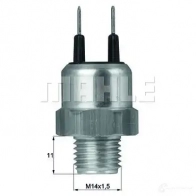 Датчик вентилятора радиатора MAHLE ORIGINAL 1194165530 7080 8456 TSW 27 8.161.08