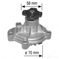 Водяной насос, помпа MAHLE ORIGINAL HC NRIB CP 176 000S 1437631051