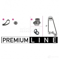Комплект ремня ГРМ с помпой MAHLE ORIGINAL 1437627209 5UU7 9 CPK 1 000P - Изображение 2