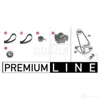 Комплект ремня ГРМ с помпой MAHLE ORIGINAL 1439541617 VG7R8B Z CPK 81 000P - Изображение 2