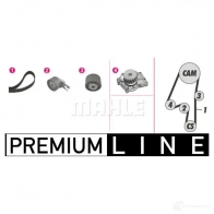 Комплект ремня ГРМ с помпой MAHLE ORIGINAL 1439541618 0DP3ML 8 CPK 105 000P - Изображение 2