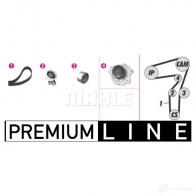 Комплект ремня ГРМ с помпой MAHLE ORIGINAL 9G 2BKR CPK 22 000P 1437627596 - Изображение 2