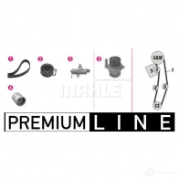 Комплект ремня ГРМ с помпой MAHLE ORIGINAL 1437627471 CPK 106 000P NBQO6 S - Изображение 2