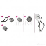 Комплект ремня ГРМ с помпой MAHLE ORIGINAL PCN OW0 CPK 113 000P 1437627494 - Изображение 2