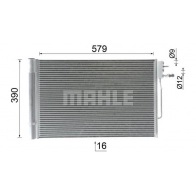 Радиатор кондиционера MAHLE ORIGINAL 0 PTPP 1440656653 AC 955 000P - Изображение 10