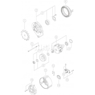 Генератор MAHLE ORIGINAL 11201037 YNY1 S48 1440655696