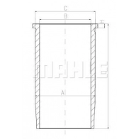 Гильза цилиндра MAHLE ORIGINAL 227 LW 00110 001 6 UB27 1440655729
