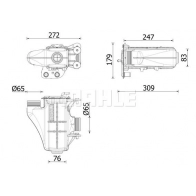 Интеркулер MAHLE ORIGINAL CI 671 000P Q 8N2A6 Audi A5 (F53) 2 Купе 2.9 Rs5 Quattro 450 л.с. 2017 – 2024