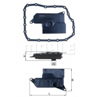 Фильтр АКПП MAHLE ORIGINAL 1440655921 0QB BWUU HX 266D