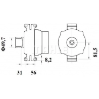 Генератор MAHLE ORIGINAL MG 1064 1440655980 PFKQ CDG - Изображение 2