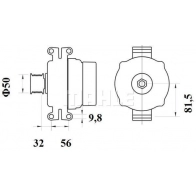 Генератор MAHLE ORIGINAL P9R3 A MG 1071 1440655987 - Изображение 2