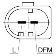 Генератор MAHLE ORIGINAL MG 1087 1440656003 I39 ST9 - Изображение 3