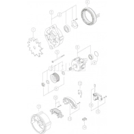 Генератор MAHLE ORIGINAL 1423560223 11204300 MG 140 11.204.300 - Изображение 1