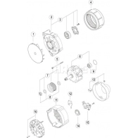 Генератор MAHLE ORIGINAL MG 781 2358667 72431910 11. 205.059 - Изображение 3