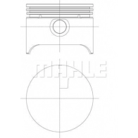 Поршень MAHLE ORIGINAL 013 PI 00153 002 Ford Fiesta 6 (CB1, CCN) Хэтчбек 1.2 5 82 л.с. 2008 – 2025 2K8 IT