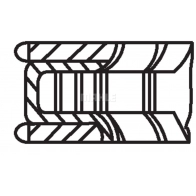Комплект поршневых колец MAHLE ORIGINAL 1440656320 011 RS 10108 0N0 6K LHD6 - Изображение 3