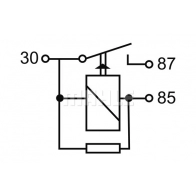 Реле топливного насоса MAHLE ORIGINAL RBC/17-12 1424433389 MR 118 7 2473959 - Изображение 2